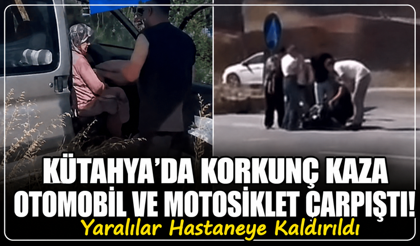 Kütahya'da karayolunda kan döküldü: 3 yaralı