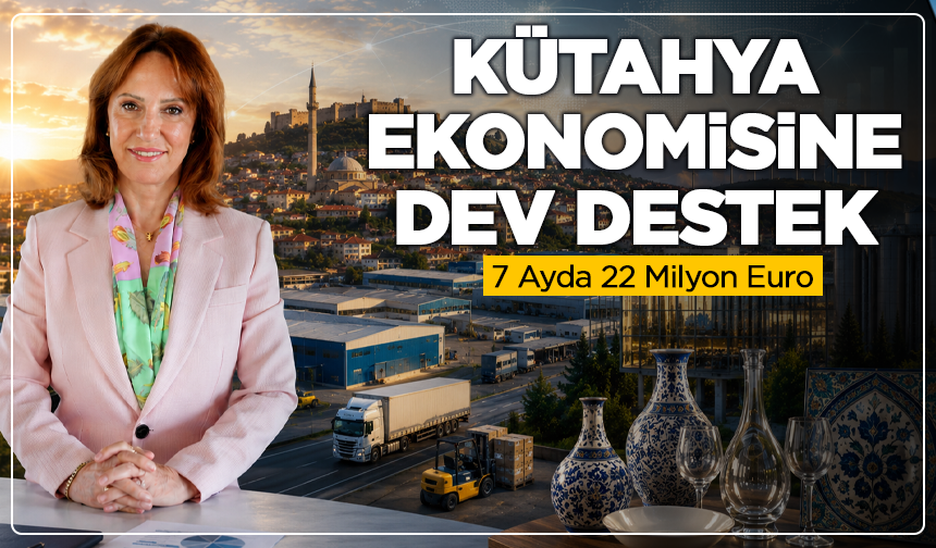 Kütahya Ekonomisine Dev Destek: 7 Ayda 22 Milyon Euro