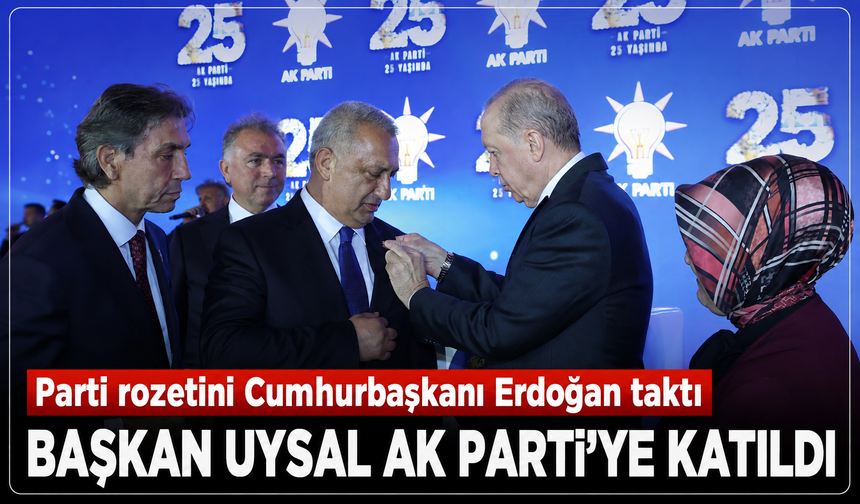 Domaniç Belediye Başkanı Uysal, Ak Parti'ye katıldı
