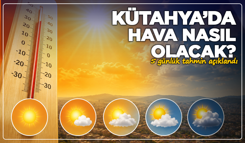 Kütahya’da Hava Nasıl Olacak? 5 Günlük Tahmin Açıklandı