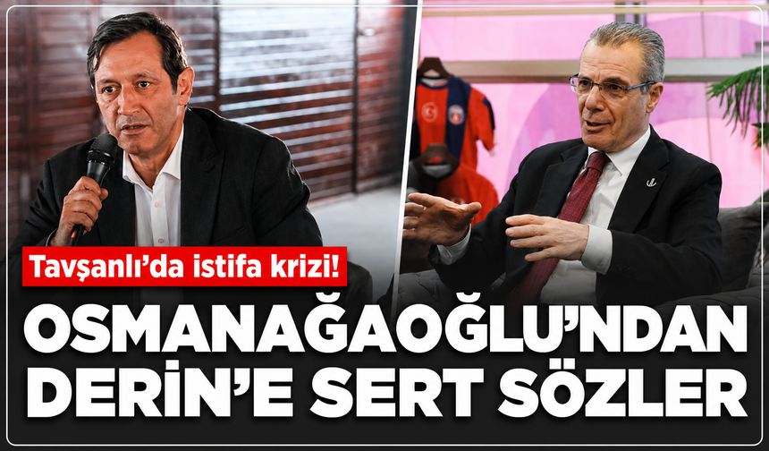 Refah'ta Tavşanlı krizi! Osmanağaoğlu'ndan, istifa eden Derin'e sert sözler: ''Ahmet Derin'in oğlu olamaz''