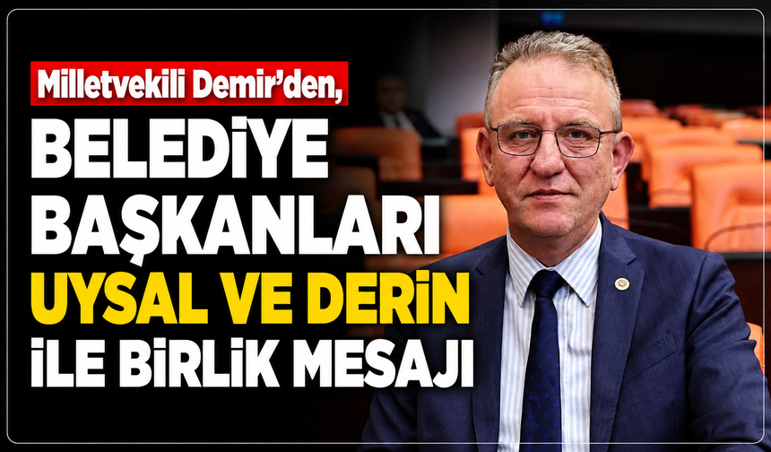 Milletvekili Demir'den birlik mesajı: ''Kütahya'nın her köşesine eser taşımaya devam edeceğiz''