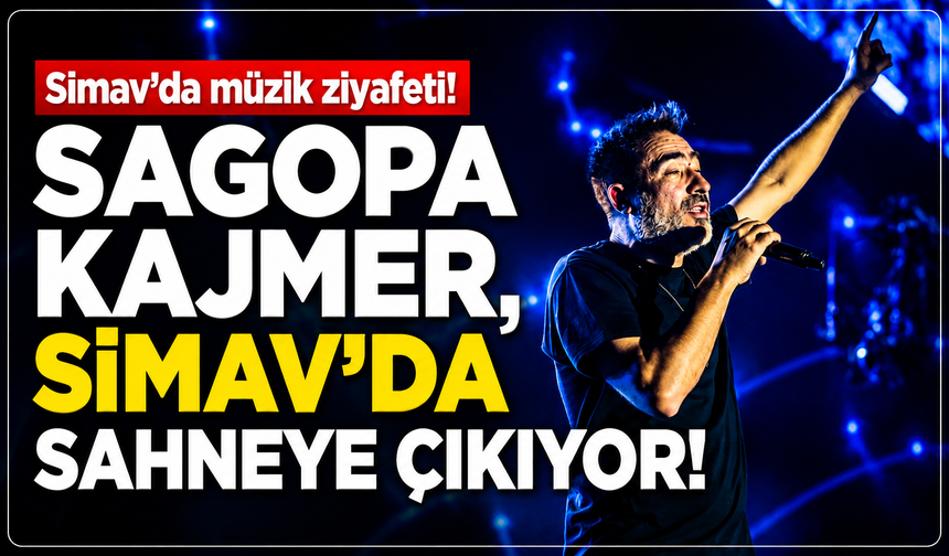 Türk rap müziği sanatçısı Sagopa Kajmer, Simav'da sahneye çıkıyor