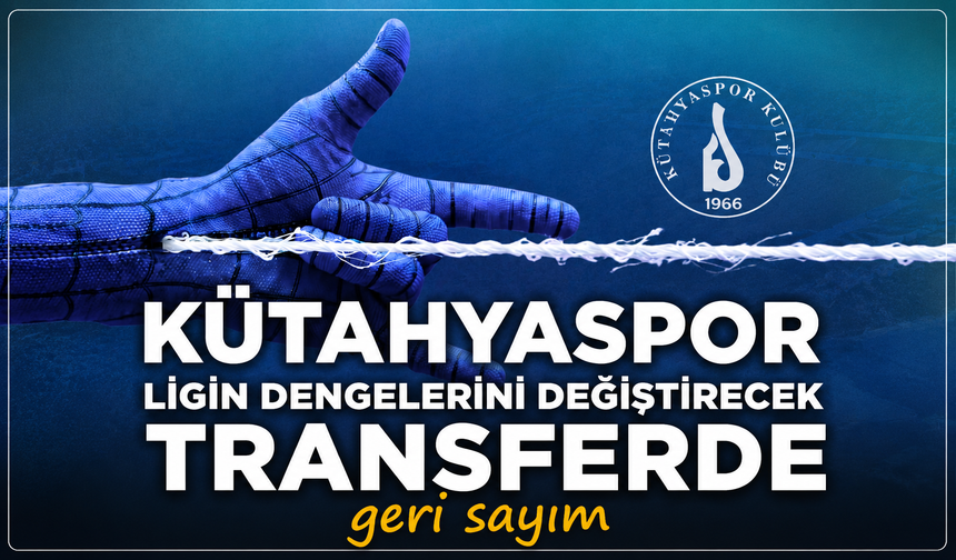 Kütahyaspor'un yeni örümcek adamı kim olacak? Şimşek'ten heyecan yaratan paylaşım