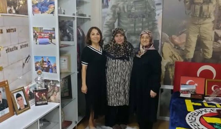 Kütahya Aile ve Sosyal Hizmetler İl Müdürü Uslu'dan şehit ailesine ziyaret