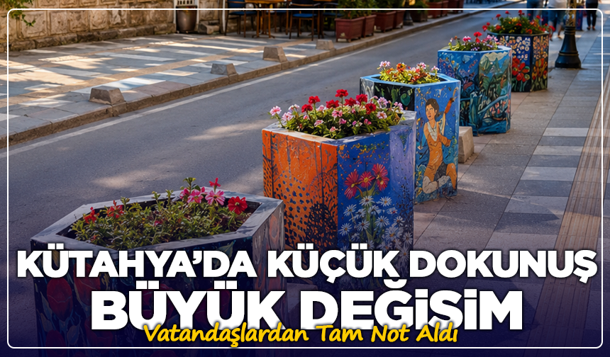 Kütahya’nın Bu Sokağı Görenleri Kendine Hayran Bıraktı