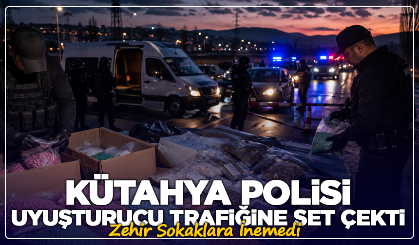 Kütahya Emniyeti Zehir Tacirlerinin Korkulu Rüyası Oldu