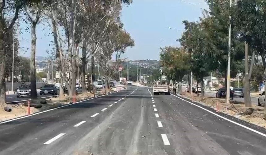 Kritik yol çalışması okullar açılmadan tamamlandı