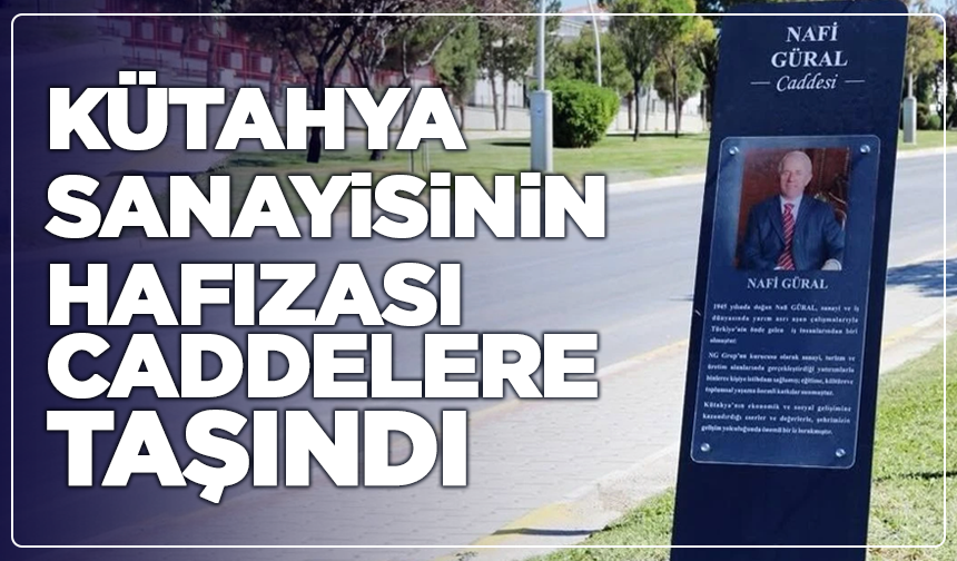 Kütahya OSB'den anlamlı vefa: Sanayi tarihinde iz bırakan isimlerin adı yaşatılıyor