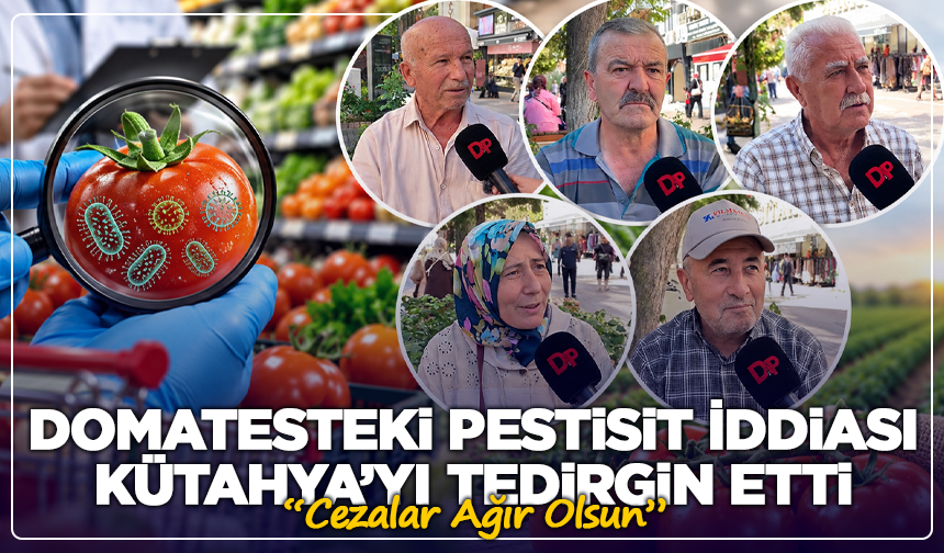 Domatesteki Pestisit Bulguları Sonrası Kütahya’dan Dikkat Çeken Tepkiler