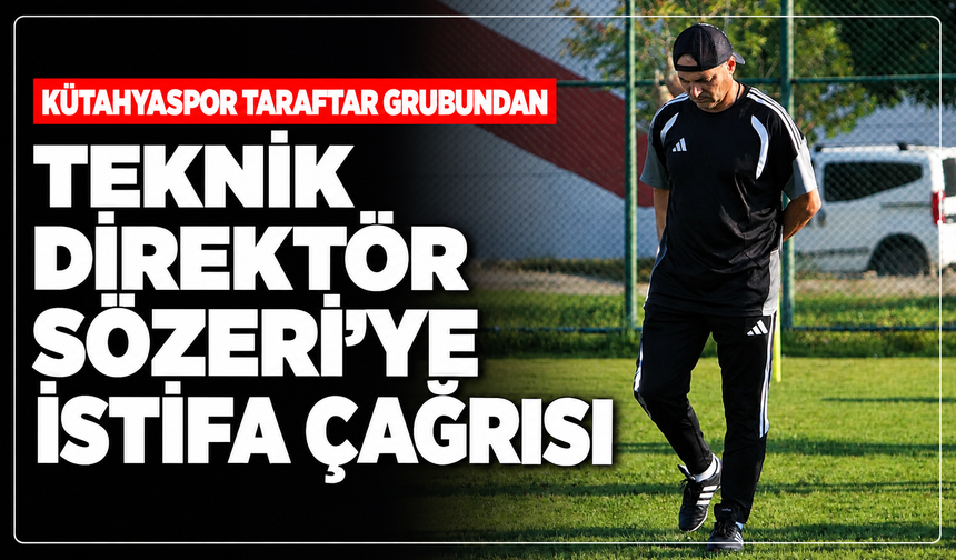 Kütahyaspor taraftarlarından Sözeri'ye istifa çağrısı: ''NG ailesinin yanımızda olduğu bir dönemde sınıfta kaldı''