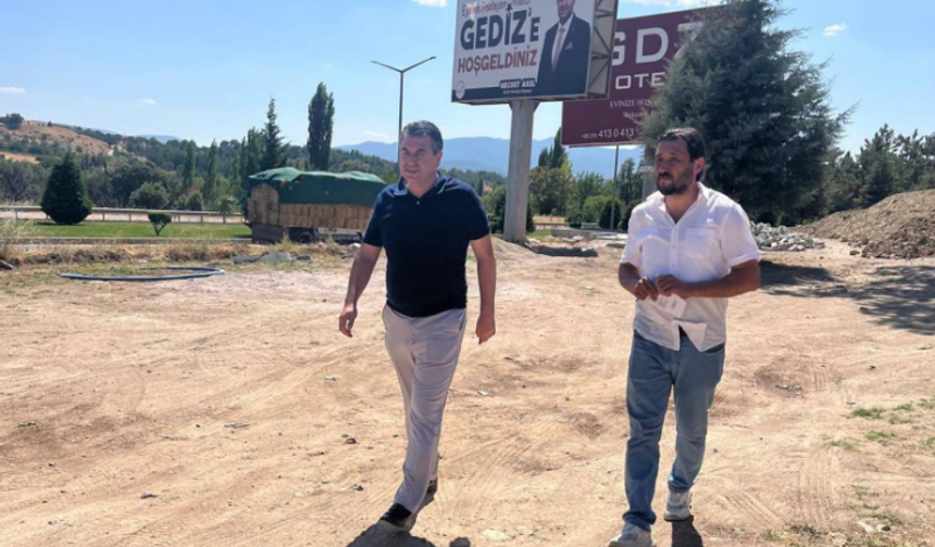 Gediz Belediye Başkanı Akel'den, doğalgaz ve eğitim çalışmalarını inceledi