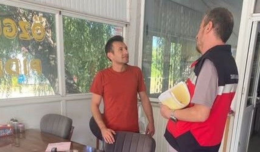 Çavdarhisar'da gıda işletmelerine denetim gerçekleştirildi