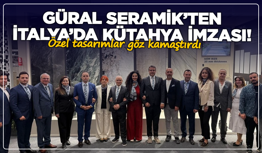 Güral Seramik, Kütahya'nın kültürel mirasını CERSAIE’ye taşıdı: Özel tasarımlar göz kamaştırdı