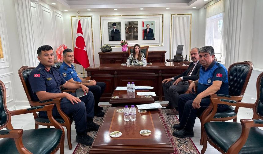Çavdarhisar'da okul güvenliği için kritik toplantı gerçekleştirildi