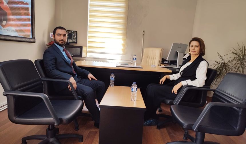 Altıntaş İlçe Milli Eğitim Müdürü Sinan'dan, Şehit Mustafa Özkardeş Anaokulu ziyareti