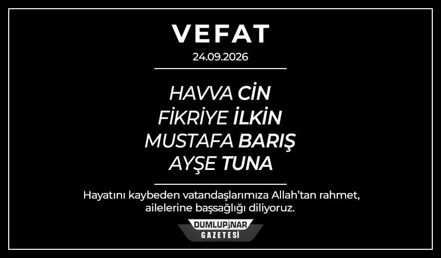 Kütahya'da acı gün: 4 vatandaş hayatını kaybetti