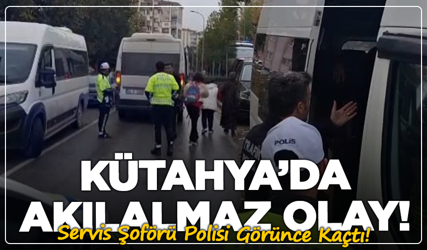 Kütahya’da Akılalmaz Olay! 5 Öğrenciyi Bırakıp Kaçtı