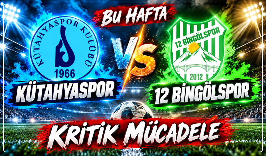 Kütahyaspor–Bingöl Spor Maçı Ne Zaman, Saat Kaçta?  Dumlupınar’da Galibiyet Hasretine Son Verilecek mi?
