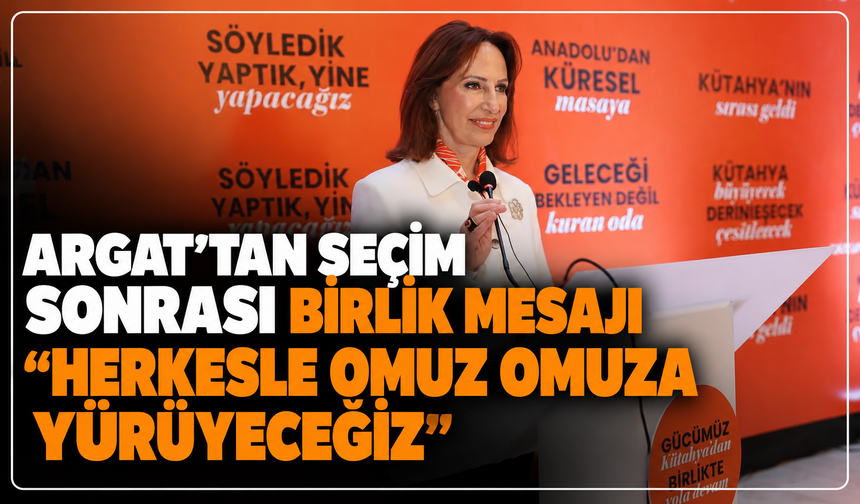 KUTSO Başkanı Argat’tan seçim sonrası birlik mesajı: “Herkesle omuz omuza yürüyeceğiz”