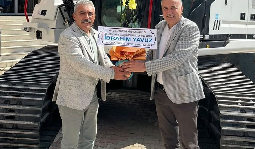 Naşa Belediye Başkanı Yavuz'dan, Kuşu Belediyesi'ne hayırlı olsun ziyareti