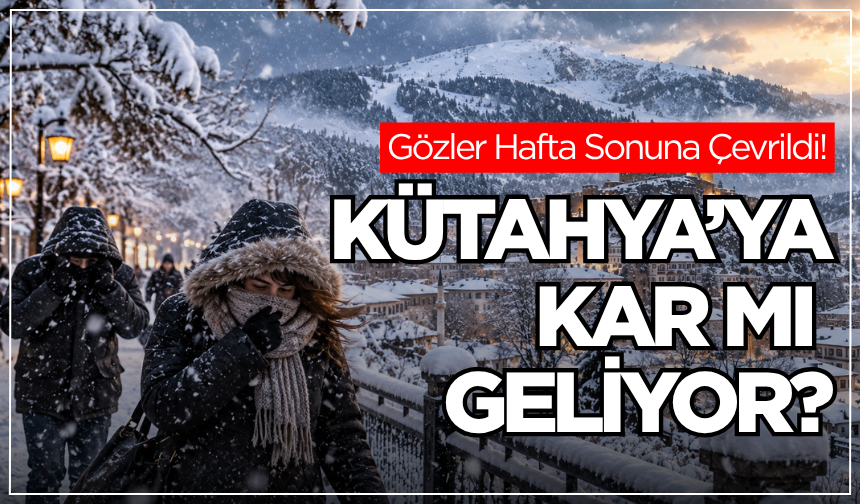 Kütahya’ya Ekim Ayında Kar Sürprizi! Hafta Sonu İçin Dikkat Çeken Tahmin!