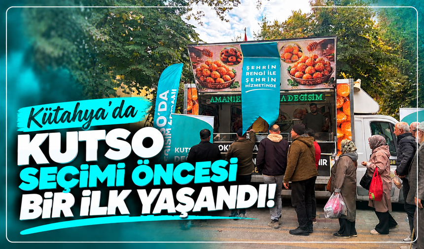 Kütahya’da KUTSO seçimi öncesi bir ilk yaşandı!