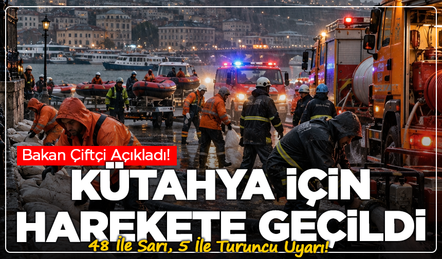 Bakan Çiftçi Açıkladı! Kütahya İçin Harekete Geçildi