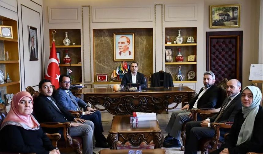 Tavşanlı İlçe Müftüsü Ceylan'dan, Kaymakam Özdemir'e ziyaret