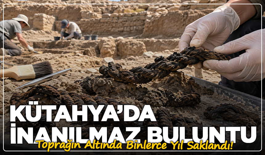 Toprağın Altında Binlerce Yıl Saklandı! Kütahya’da İnanılmaz Buluntu