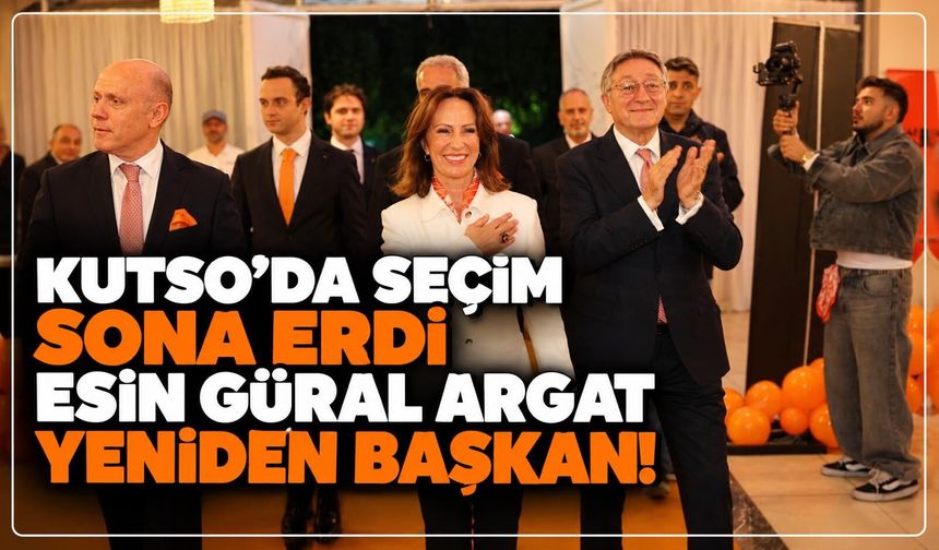 KUTSO'da seçim sona erdi: Esin Güral Argat tarihi farkla yeniden başkan seçildi!