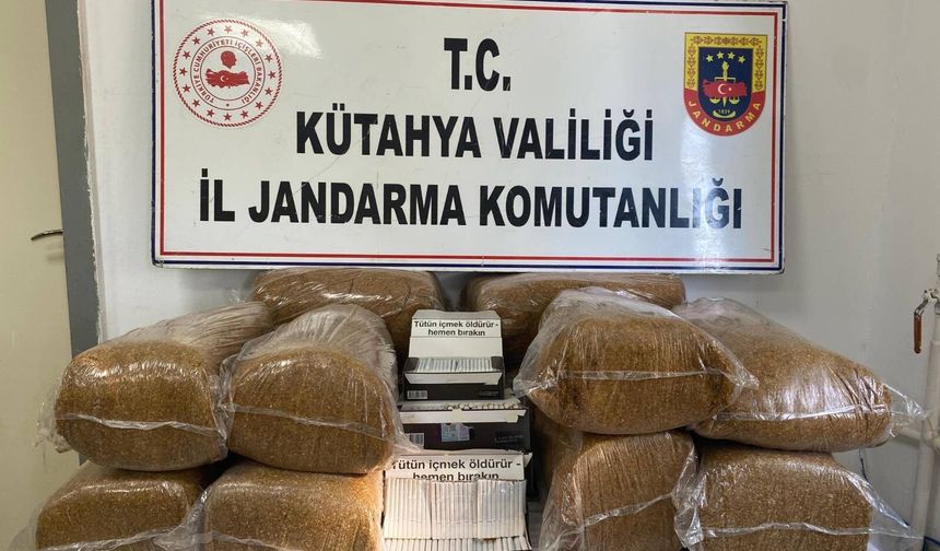 Kütahya'da kaçakçılık operasyonunda binlerce ürün yakalandı: Bir şüpheli hakkında soruşturma başlatıldı
