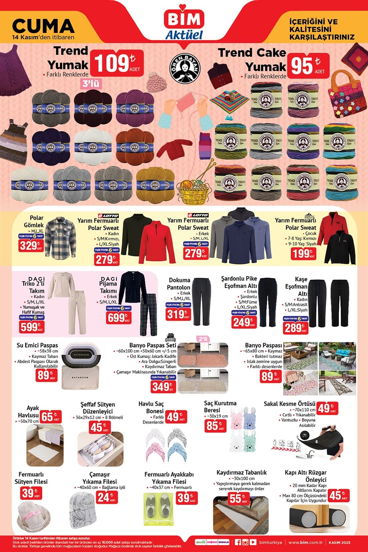 Bu Cuma Bi̇m’de Yok Yok! 14 Kasım 2025 Bi̇m Aktüel Ürünler Katalog Fırsatları (3)