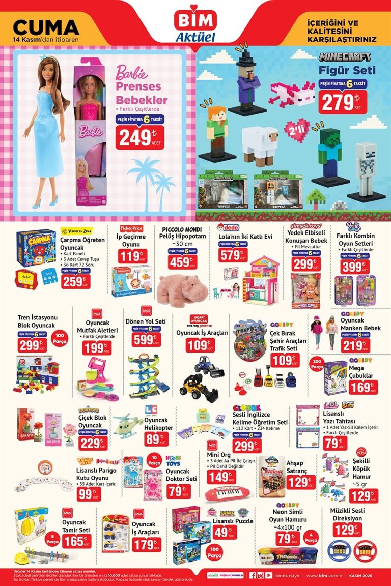 Bu Cuma Bi̇m’de Yok Yok! 14 Kasım 2025 Bi̇m Aktüel Ürünler Katalog Fırsatları (6)