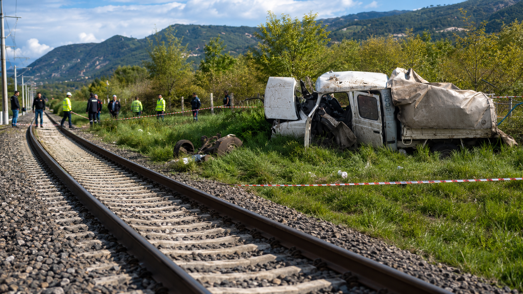 Kütahya’da Yolcu Treni Kamyonete Çarptı: 4 Kişi Yaralandı