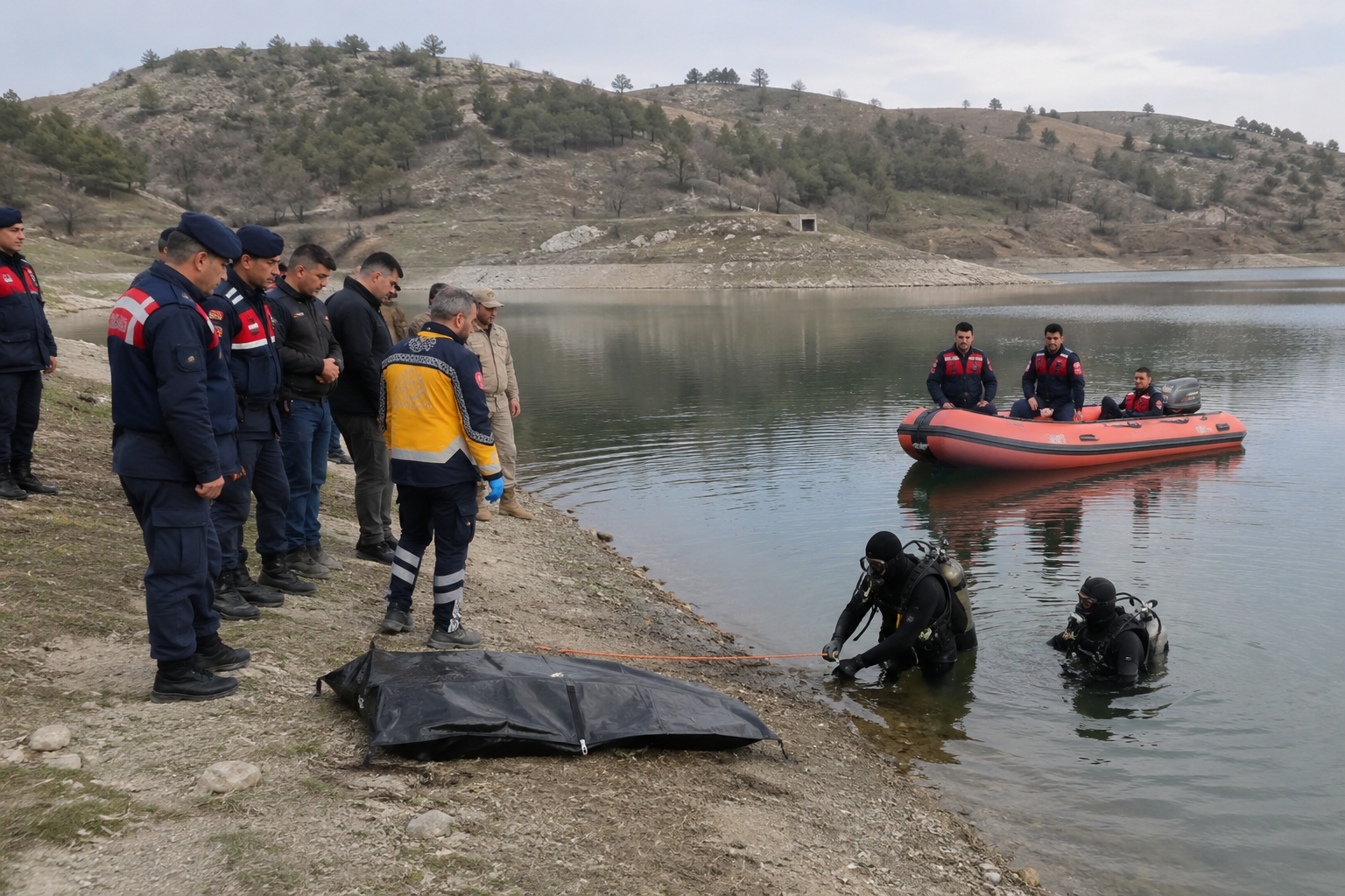 Kütahya'da Acı Olay: Baraja Düşen Çiftçi Hayatını Kaybetti