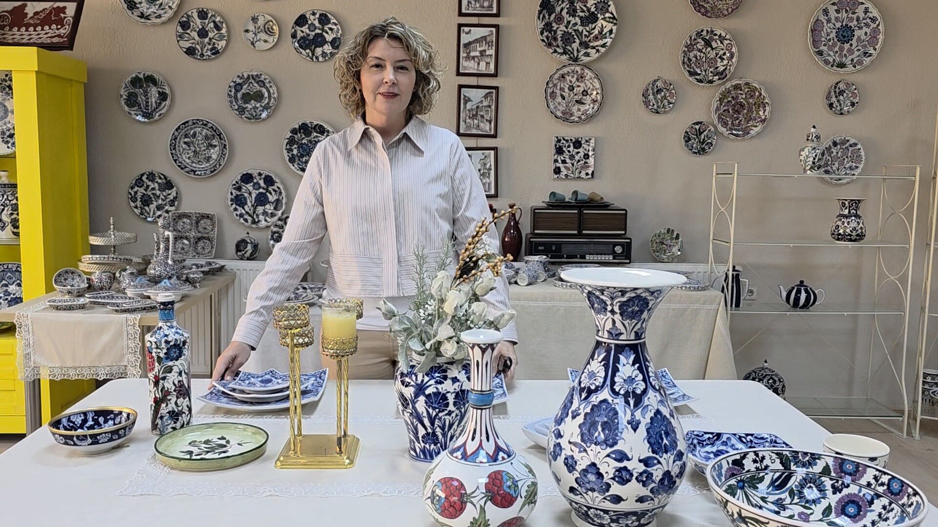 İtalya'da görenler hayran kaldı: Kütahya'nın seramik ve çinileri festivalde göz kamaştırdı
