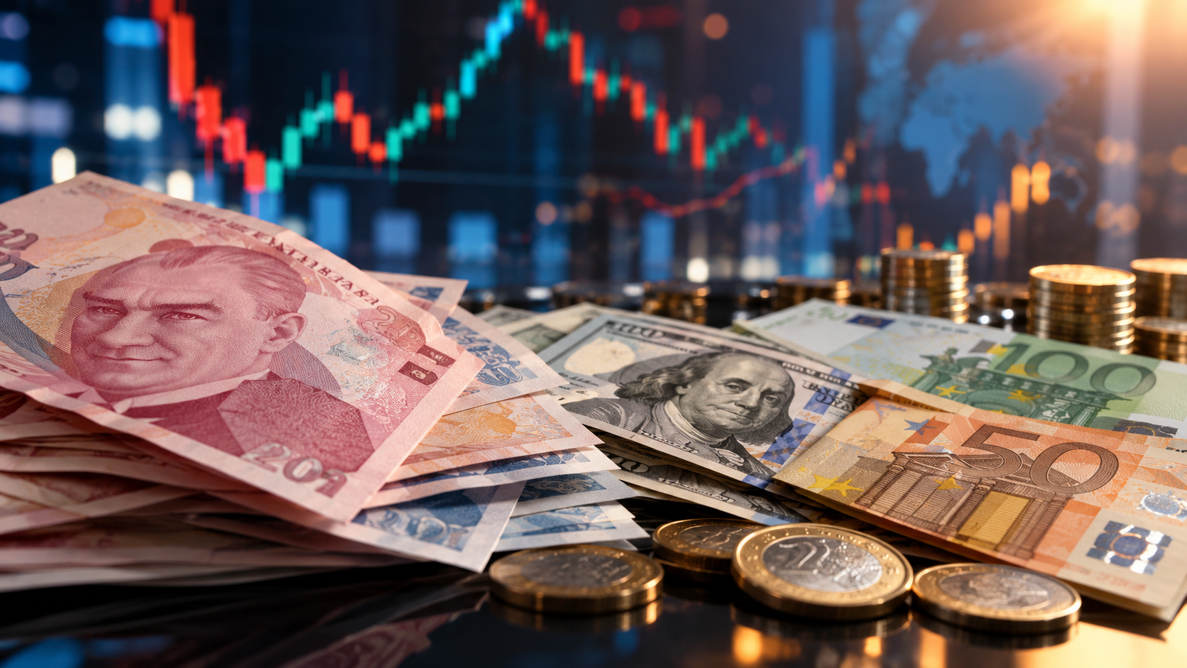 Dolar 49 TL sınırında: Euro 55,74 TL seviyesinde