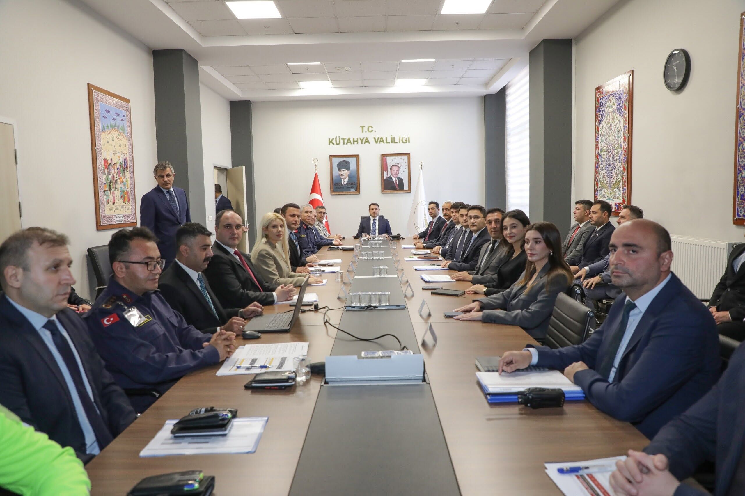 Kütahya'da İl Güvenlik ve Asayiş Toplantısı gerçekleştirildi