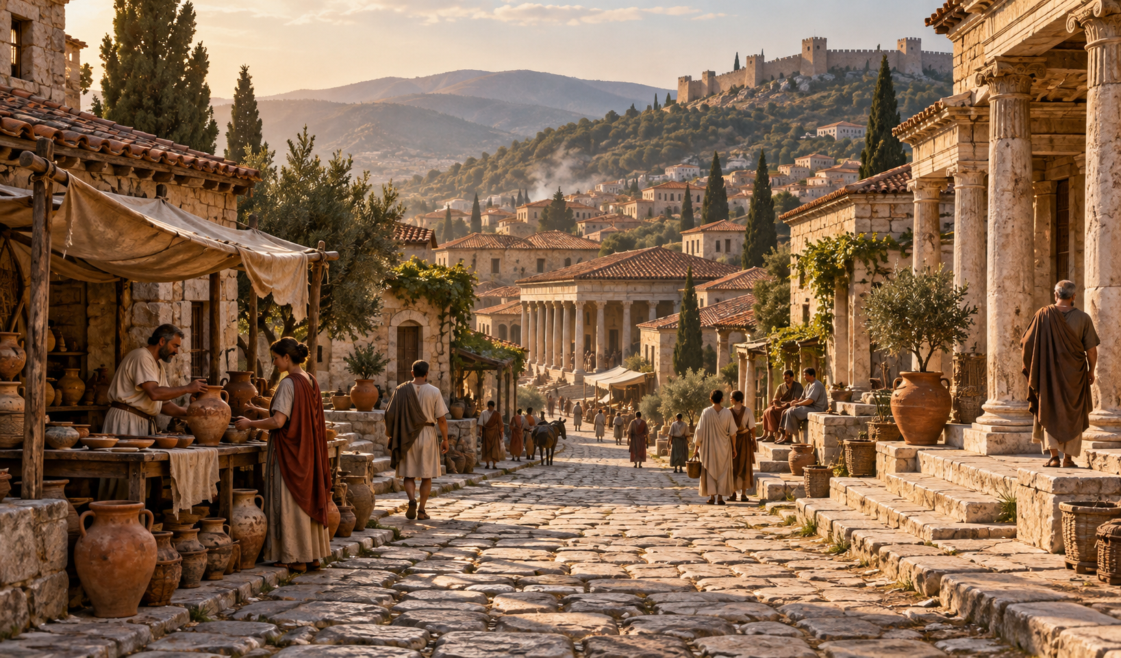 Antik Kotiaeion’da Taş Sokak